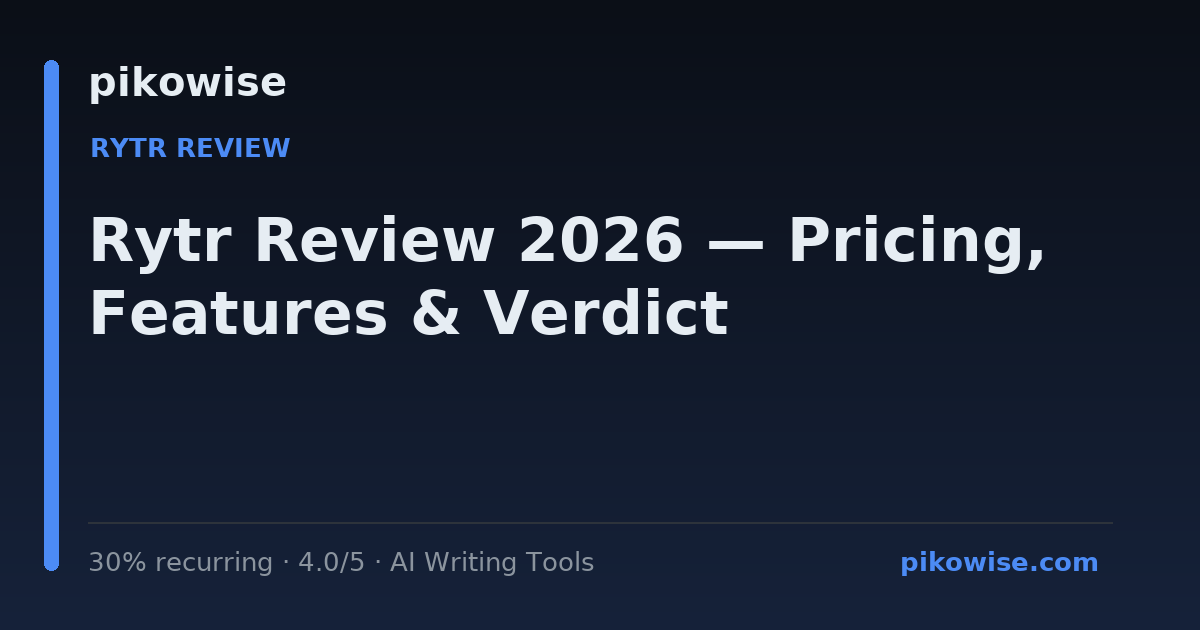 Rytr review